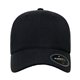 aerial view a dark navy flexfit adult nu cap, image 1 of 4