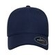 aerial view a navy flexfit adult nu cap, image 1 of 4