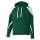 a forest/ white holloway unisex prospect athletic fleece hooded sweatshirt