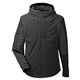 aerial view a black spyder mens powerglyde jacket, image 1 of 5