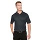 aerial view a dark charcoal harriton mens tall advantage snag protection plus il polo, image 1 of 6