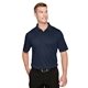 aerial view a dark navy harriton mens tall advantage snag protection plus il polo, image 1 of 6