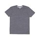 aerial view a navy melange lat mens harborside melange jersey t - shirt, image 1 of 2