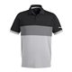 aerial view a puma blk/ hg rs puma golf mens cloudspun highway polo, image 1 of 8