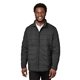 aerial view a black north end unisex aura fleece - lined jacket, image 1 of 10