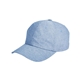 aerial view a blue chambray big accessories - summer prep cap, image 1 of 2