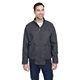 aerial view a charcoal dri duck mens force canvas bomber jacket, image 1 of 6
