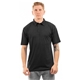 aerial view a heather charcoal burnside mens fader jersey polo, image 1 of 3