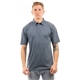 aerial view a heather navy burnside mens fader jersey polo, image 1 of 4