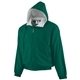 a dark green augusta sportswear hooded taffeta jacket