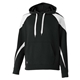 a black/ white holloway youth prospect athletic fleece hoodie