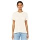 aerial view a sd naturl trblnd bella + canvas ladies relaxed triblend t - shirt, image 1 of 3