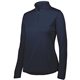 aerial view a navy augusta sportswear ladies attain quarter - zip pullover, image 1 of 3