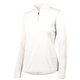 aerial view a white augusta sportswear ladies attain quarter - zip pullover, image 1 of 3