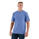 aerial view a royal blue berne apparel - tall heavyweight pocket t - shirt, image 1 of 2