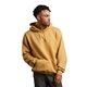 aerial view a almond russell athletic unisex dri - power(r) hooded sweatshirt, image 1 of 2