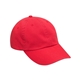 a red adams contender baseball cap
