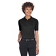 aerial view a black harriton ladies advantage snag protection plus tactical polo, image 1 of 6