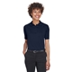 aerial view a dark navy harriton ladies advantage snag protection plus tactical polo, image 1 of 6