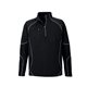 aerial view a black north end adult catalyst performance fleece quarter - zip, image 1 of 7