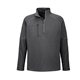 aerial view a carbon heather north end adult catalyst performance fleece quarter - zip, image 1 of 7