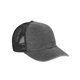 a charcoal dri duck cotton impact slub trucker hat