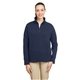 aerial view a nautica navy nautica ladies anchor quarter - zip pullover, image 1 of 6