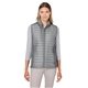 aerial view a graphite/ grp ht nautica ladies harbor puffer vest, image 1 of 4