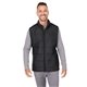 aerial view a black/ black hth nautica mens harbor puffer vest, image 1 of 8