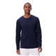 aerial view a midnight navy threadfast apparel unisex ultimate long - sleeve t - shirt, image 1 of 3