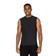 a black heather threadfast apparel unisex impact tank