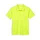 aerial view a safety yellow team 365 mens command snag protection polo, image 1 of 7
