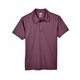aerial view a sprt dark maroon team 365 mens command snag protection polo, image 1 of 7