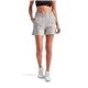 aerial view a heather grey tridri ladies maria jogger short, image 1 of 4