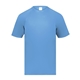 aerial view a columbia blue augusta sportswear adult attain wicking short - sleeve t - shirt, image 1 of 3