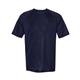 aerial view a navy augusta sportswear adult attain wicking short - sleeve t - shirt, image 1 of 3
