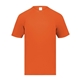 aerial view a orange augusta sportswear adult attain wicking short - sleeve t - shirt, image 1 of 3