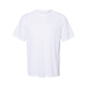 aerial view a white augusta sportswear adult attain wicking short - sleeve t - shirt, image 1 of 3