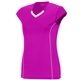 a pow pink/ white augusta sportswear girls blash jersey