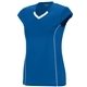 a royal/ white augusta sportswear girls blash jersey