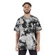 a black/ white shaka wear heavyweight tie - dye t - shirt
