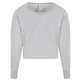 aerial view a heather grey awdis - womens cropped pullover sweatshirt, image 1 of 2