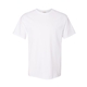 aerial view a white comfortwash by hanes mens garment - dyed t - shirt, image 1 of 3