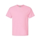 aerial view a cotton candy comfortwash by hanes mens garment - dyed t - shirt, image 1 of 3