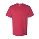 aerial view a crimson fall comfortwash by hanes mens garment - dyed t - shirt, image 1 of 3
