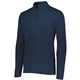 aerial view a navy augusta sportswear youth attain quarter - zip pullover, image 1 of 2