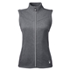 aerial view a black hthr/ pol spyder ladies pursuit vest, image 1 of 7