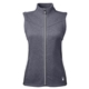 aerial view a frontr hthr/ blk spyder ladies pursuit vest, image 1 of 8
