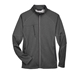 aerial view a carbon heather north end mens gravity performance fleece jacket, image 1 of 5