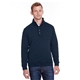 aerial view a navy j america adult quilted snap pullover, image 1 of 3